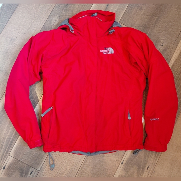 The North Face Jackets & Blazers - The North Face Vibrant Red Jacket with Gray Details